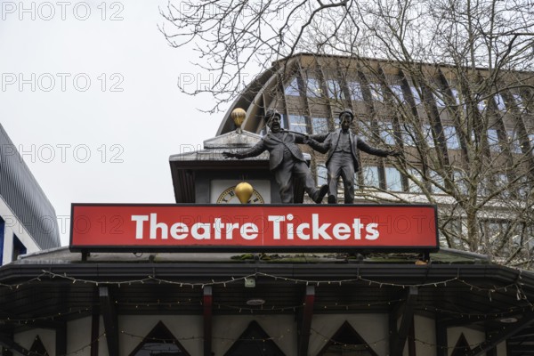 London, UK. January 29th 2025. The Lodge Leicester Square Box Office theatre ticket booth selling