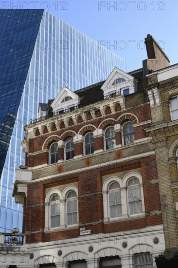 London, UK. January 30th 2025. Classic London architecture and modern high rise office buildings