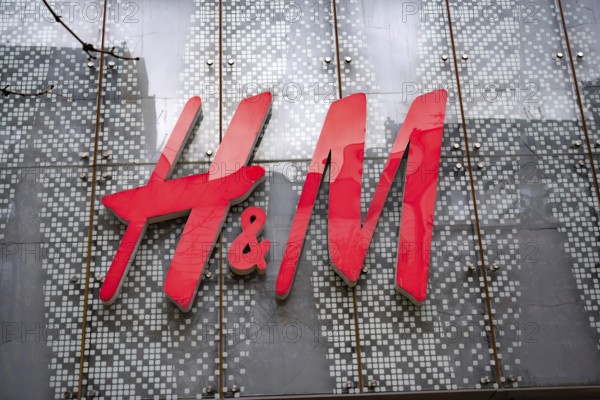 Sofia, Bulgaria. November 22nd 2025. Logo for H & M Hennes & Mauritz AB, known by its brand name