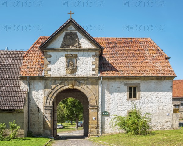 Gatehouse of Hedersleben Abbey, Saxony-Anhalt, Germany