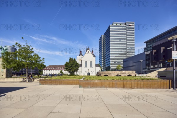 MaxCologne high-rise building, Lanxess, corporate headquarters, Lanxess Tower, Alt St. Heribert