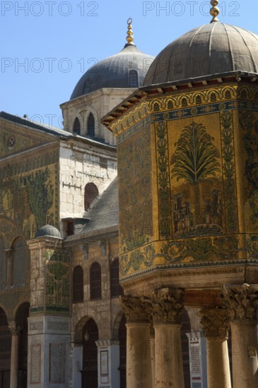 Damascus, Syria. March 14th 2011 Inside the courtyard of the grand Umayyad Mosque, Damascus Old