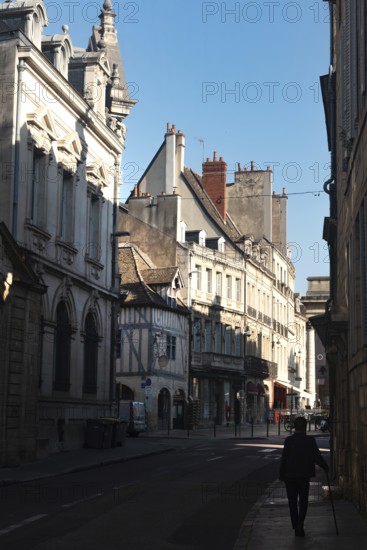 Dijon, France. September 19th 2024 The elegant architecture of Dijon, a city in the historical