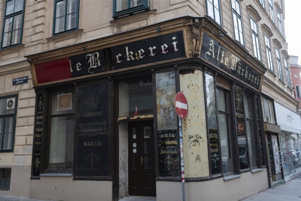 Vienna, Austria. October 15th 2024 Alte Barkerei a closed old bakery in the Burggasse in