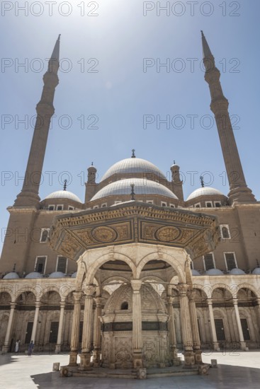 Muhammad Ali Mosque, an iconic historical landmark overlooking the Egyptian capital from the