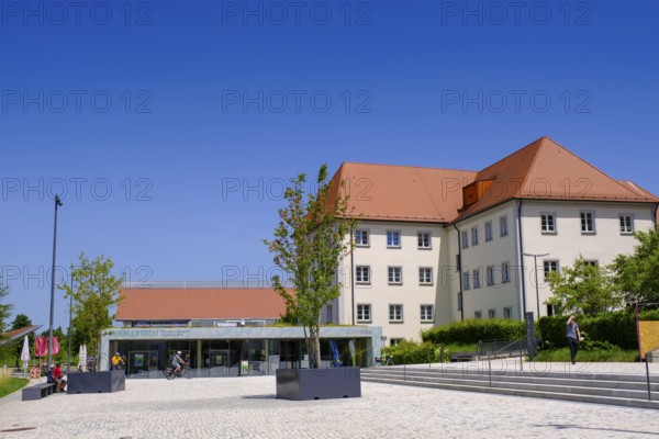 Former monastery, Wurzacher Ried Nature Conservation Center, Wurzacher Ach, Bad Wurzach, Upper