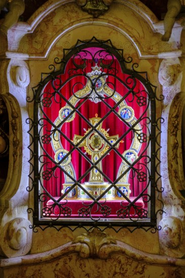 Heilig Kreuz, Gottesberg Salvatorian Abbey, Bad Wurzach, Upper Swabia, Swabia, Baden-Württemberg,