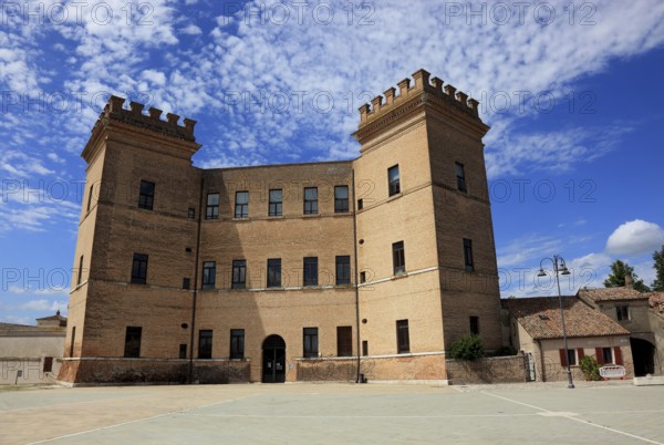 Castello di Mesola, residence of D'Estes in Mesola in the Po Delta, Ferrara Province,