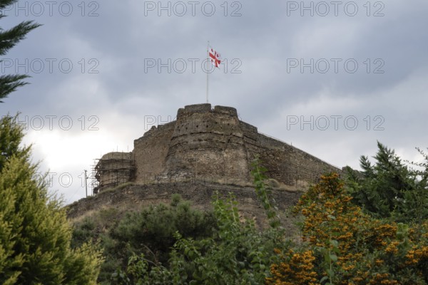Gori, Georgia. September 9th 2025. Gori Fortress, a medieval citadel in Georgia, situated above the