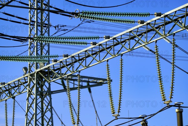 Mülheim, North Rhine-Westphalia, Germany - Transformer substation, critical infrastructure, node in