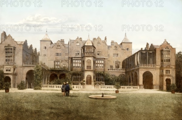 Holland House or Cope Castle, Kensington, Holland Park, 19th century, London, England, United