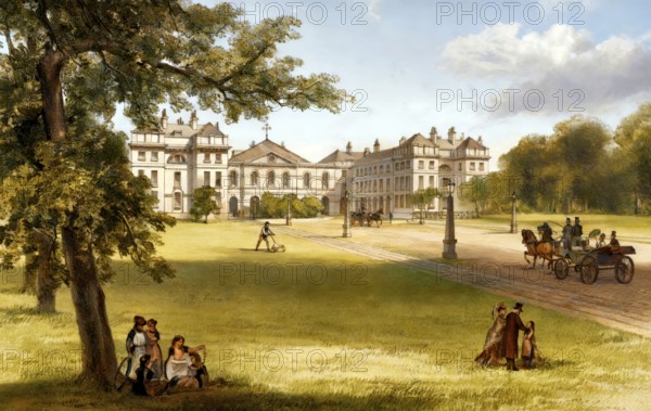 The Foundling Hospital, 19th century, Bloomsbury, London, England, United Kingdom