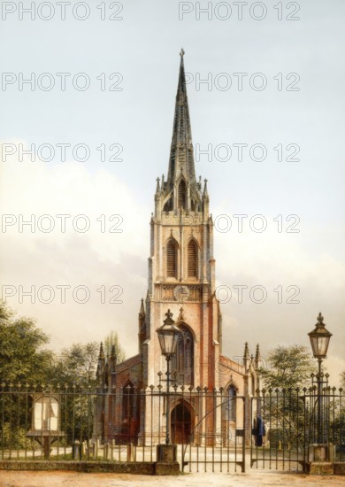 St Michael's Church, 19th century, Highgate, north London, Hampstead Heath, London, England, United