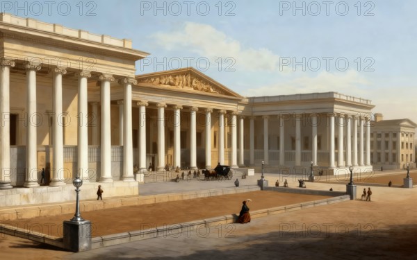 The British Museum, 19th century, London, England, United Kingdom