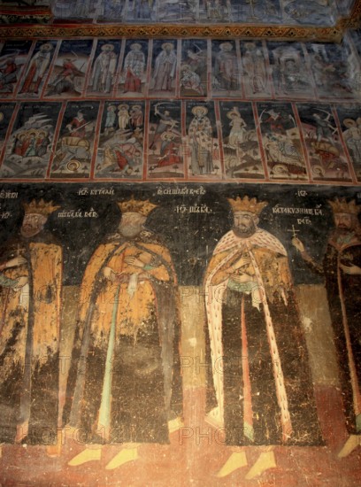 Votive panel, donor painting, in the Great Church of the Princes, Biserica Mare Domneasca, The