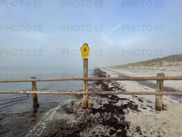National Park core zone: No entry is allowed. Beach in the Western Pomerania Lagoon Area National