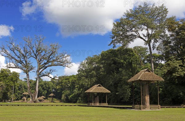 Quirigua Archaeological Park, pre-Columbian Mayan city in the jungle or jungle, Izabal Department,