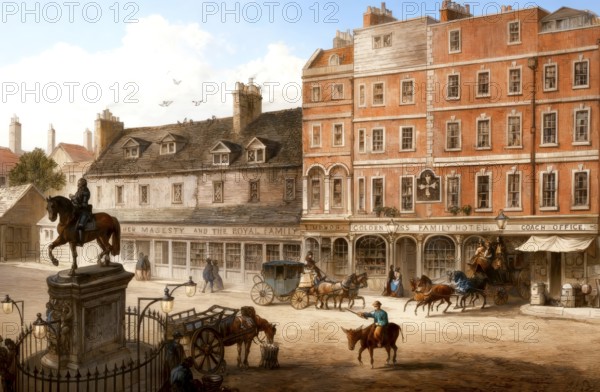 Charing Cross Hotel, 1750, London, England, United Kingdom