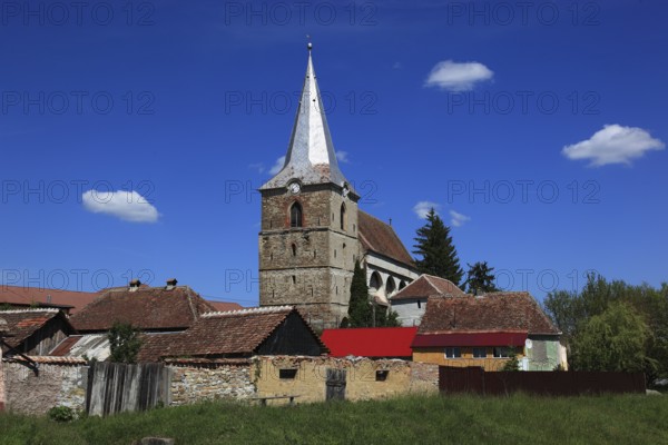 St. James Church, 15th century Sharosh fortified church in Sharosh near Fogarash, Soars, in