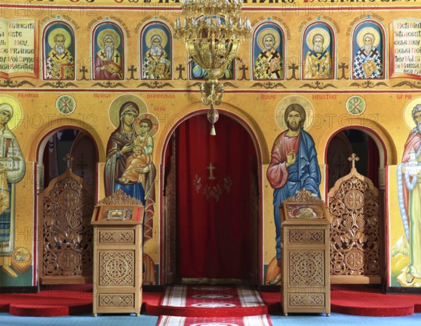 Freken in the interior, Sfantul Ilie Paltinul monastery, Holy Prophet Elias Paltinul monastery,