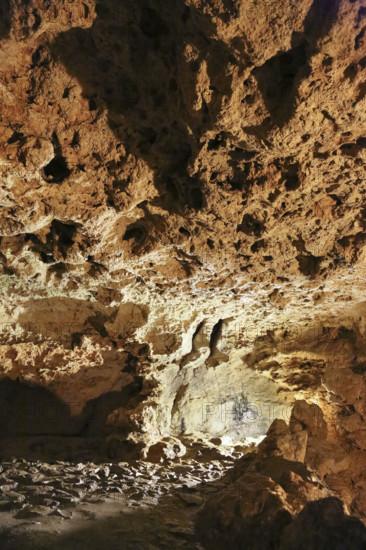 Tiefenhöhle Laichingen, Schachthöhle, karst object, rock, Laichingen, Swabian Jura,