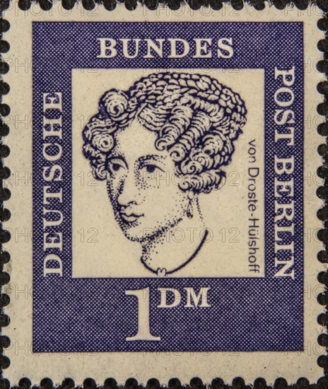 Anna Elisabeth Franzisca Adolphina Wilhelmina Ludovica (Annette) von Droste-Hülshoff (1797-1848)