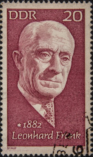 Leonhard Frank (1882-1961) was a German writer, belonging to the expressionist generation. Portrait
