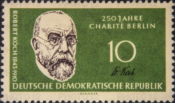 Heinrich Hermann Robert Koch (1843-1910) was a German physician and bacteriologist. Koch was