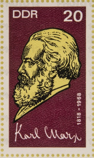 Karl Marx (1818-1883) a German philosopher, economist, historian, sociologist, political theorist,