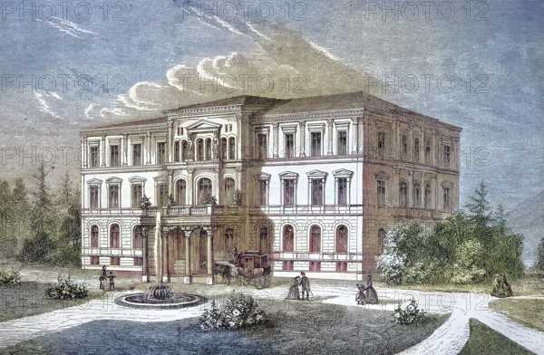 The new building of the eye clinic in Heidelberg, the university town in Baden-Württemberg am