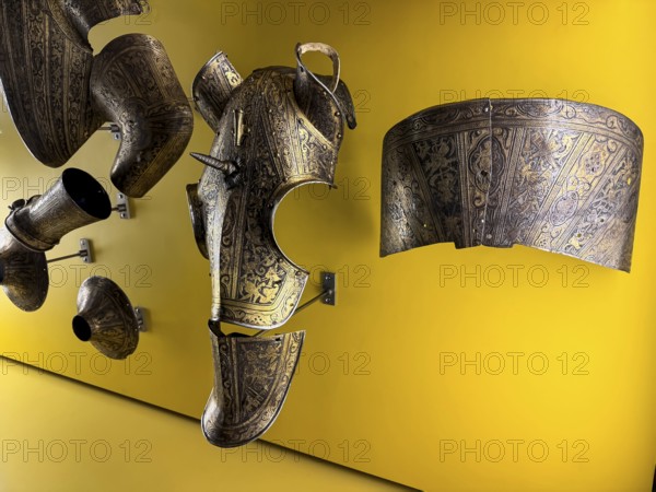 Ornamental horse armour, large set of the Salzburg Prince-Archbishop Wolf Dietrich von Raitenau,