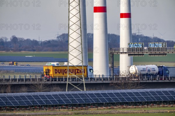 86.5 MW peak open space photovoltaic systems, from RWE, with over 141, 000 solar modules, on a side