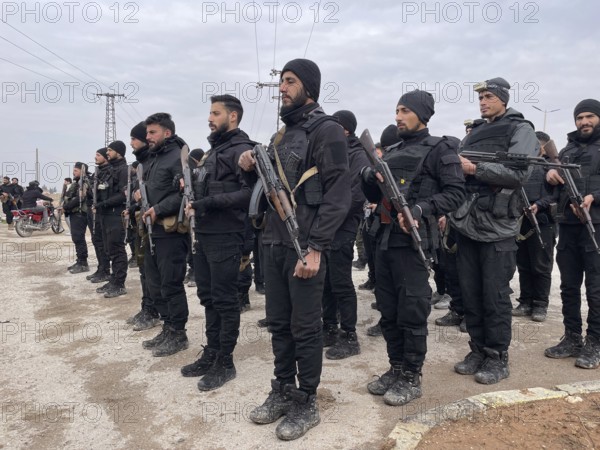 In kobani, Syria on February 2, 2026, Syrian Government forces begin entering the city of Ayn