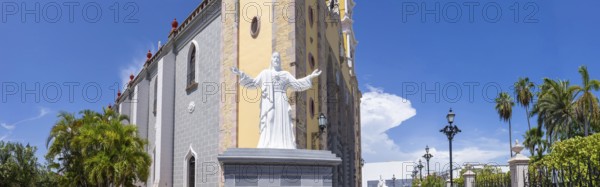 Immaculate Conception catholic Cathedral in Mazatlan historic colonial city center near Malecon and