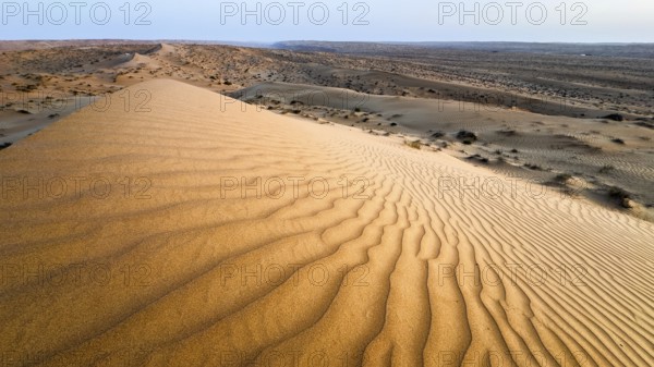 Sand dunes in the Wahiba Sands desert, Oman
