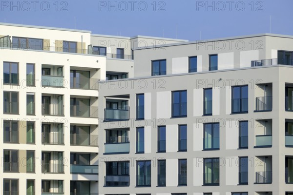 Essen, North Rhine-Westphalia, Germany - residential construction in the Ruhr area. New building
