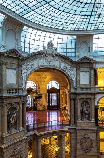 Interior design at the Museum of Communication on Leipziger Straße in Berlin Mitte, Classicism,