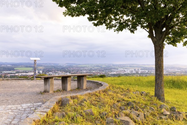 Rockauer Höhe vantage point (Sachsens Hiefel) is located far above the Elbe Valley and offers a