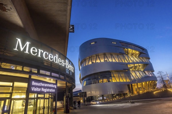 The Mercedes-Benz Museum in Stuttgart presents a journey through the automotive history of the
