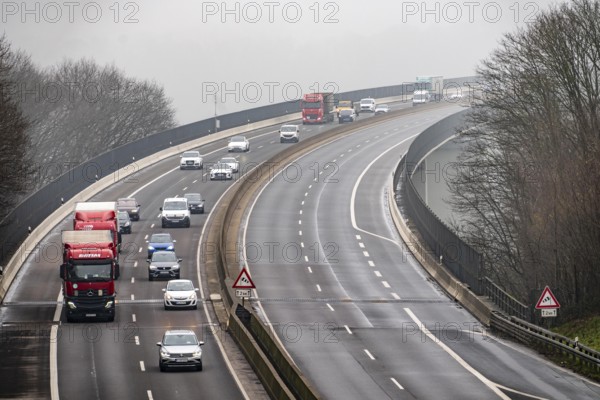 Closure of the A52 motorway, between AK Breitscheid and AS Kettwig, in the direction of Essen, a