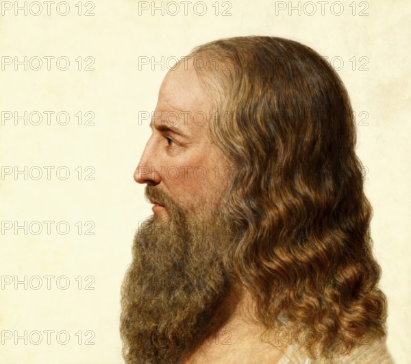 Leonardo da Vinci, 1452 - 1519, Italian painter, sculptor, architect and engineer, digitally edited
