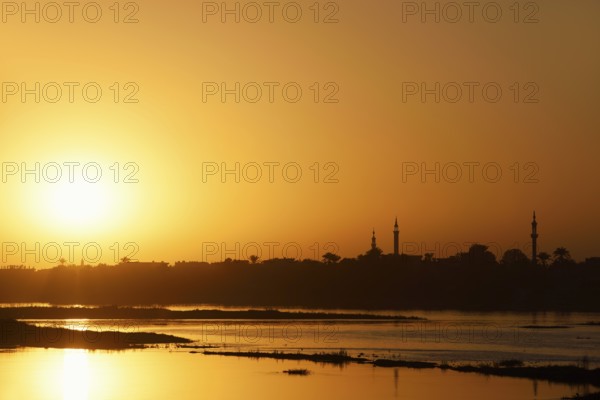 Sunset on the Nile, Luxor, Egypt
