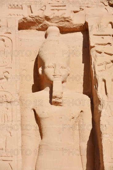 Statue of Ramesses II, Temple of Hathor or Temple of Nefertari, Abu Simbel Temple, UNESCO World