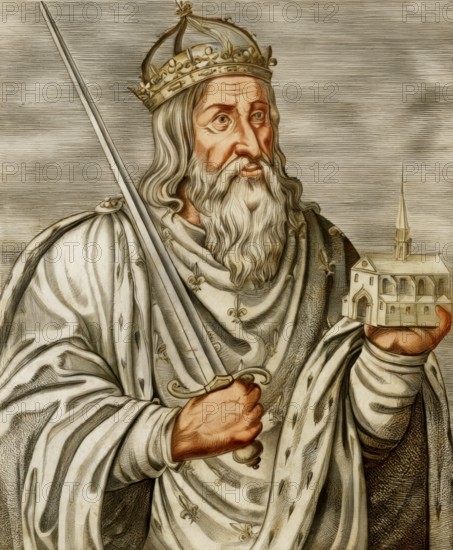 Clovis, Chlodovechus, Chlodwig I, Chlodowech, 466-511, King of the Franks of the Merovingian