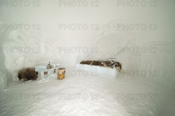 Igloo Suite, Igloo Lodge at Höfatsblick am Nebelhorn Station, near Oberstdorf, Allgäu Alps, Allgäu,