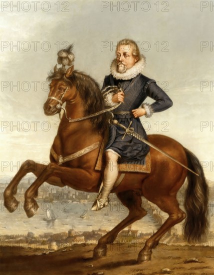 James VI and I, James Charles Stuart, 1566 – 1625, King of England, Scotland and Ireland, digitally