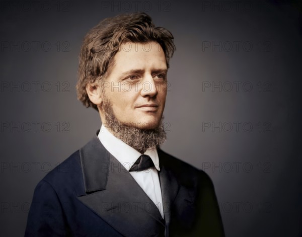 Portrait of Georg Balthazar von Neumayer, Ritter von Neumayer, 1826 – 1909, German polar explorer,