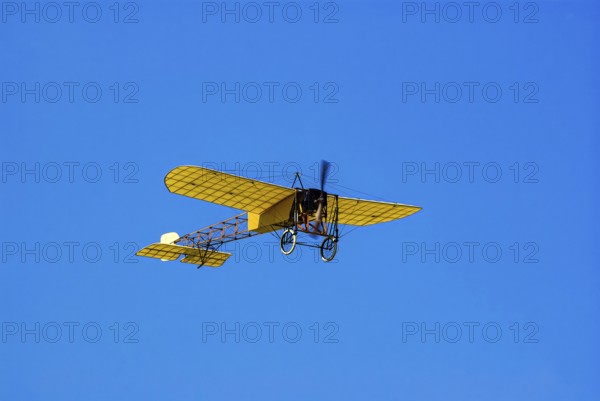 Flight demonstration of a replica Bleriot XI La Manche by Mikael Carlson as part of the 16th