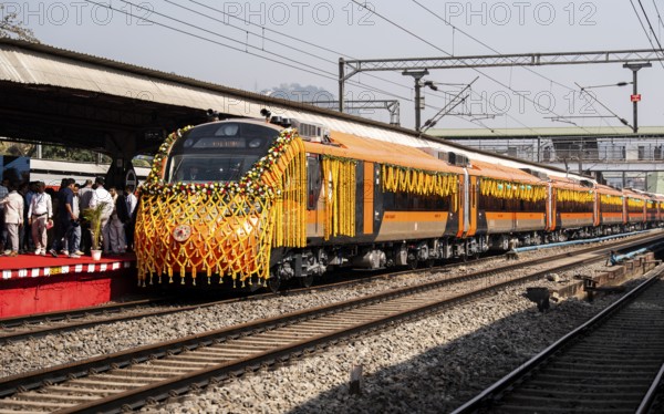 The country's first Vande Bharat sleeper train operating between Guwahati (Kamakhya) and Howrah