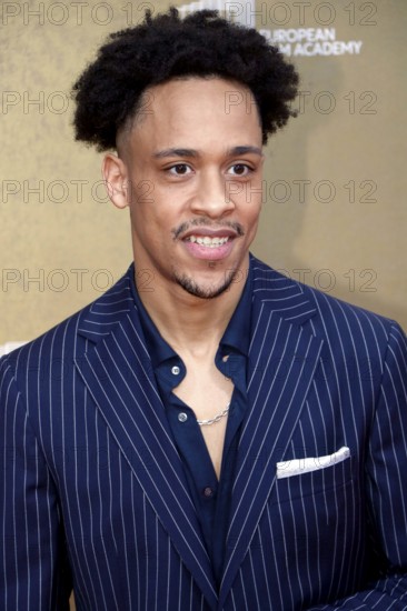 Jerry Hoffmann arriving at the European Film Awards at the House of World Cultures in Berlin on 17
